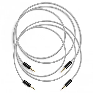 MyVolts Candycords Halo 3.5mm Cable 2Pack 80cm Powder Grey