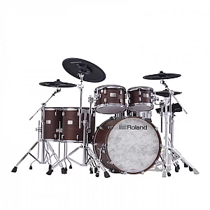 Roland VAD716 VDrums Acoustic Design Drum Kit Satin Walnut