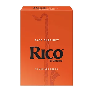 Rico by DAddario Bass Clarinet Reeds 3.5 10 Pack