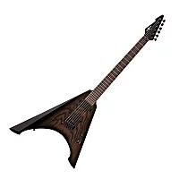 Harlem V Electric Guitar by Gear4music Black