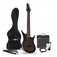 Harlem 7 Electric Guitar 15W Amp Pack Trans Black