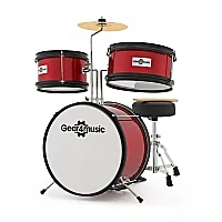 Childrens Drum Kit by Gear4music Red