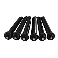 Guitarworks Bridge Pin Pack of 6 Black