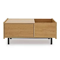 modul Turntable and Records Table Light Oak