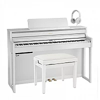 Roland HP704 Digital Piano Package White