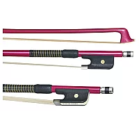 PandH Viola Bow Pink Fibreglass 1516 Inch