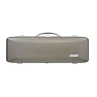 BAM Supreme Hightech Oblong Violin Case Champagne with Silver Handle