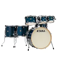 Tama Superstar Classic Exotix 22 7pc Gloss Sapphire Lacebark Pine