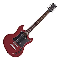 Brooklyn Electric Guitar by Gear4music Red
