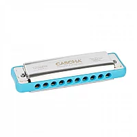 Cascha Ocean Rock Blues Harmonica Blue G