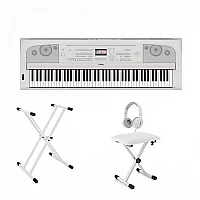 Yamaha DGX 670 Digital Piano Package White