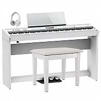 Roland FP60X Home Piano Bundle White