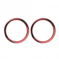 Bass Drum Os 2 Sound Hole Rings Red
