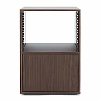 modul 8U Studio Rack Cabinet Walnut