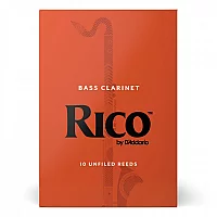Rico by DAddario Bass Clarinet Reeds 2.5 10 Pack