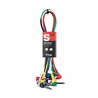 Stagg Stereo Jack Patch Cable 6 Pack