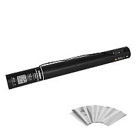 50cm Electric Confetti Cannon WhiteSilver
