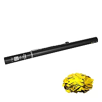 80cm Electric Confetti Cannon Metallic Gold