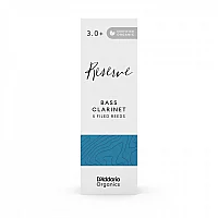DAddario Organic Reserve Bass Clarinet Reeds 3 5 Pack