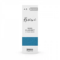 DAddario Organic Reserve Bass Clarinet Reeds 4.5 5 Pack