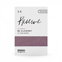 DAddario Organic Reserve Classic Bb Clarinet Reeds 2 10 Pack
