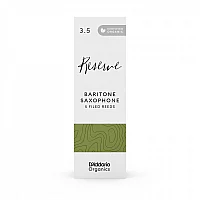 DAddario Organic Reserve Baritone Saxophone Reeds 3.5 5 Pack