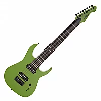 Harlem S 8String Electric Guitar by Gear4music Slime Green