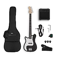VISIONSTRING 34 Left Handed Bass Guitar Pack Black