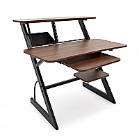 modul Four Tier Studio Desk Walnut