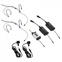 SubZero VOXLINKCompact Dual LavHeadset Wireless Microphone System