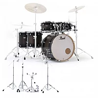 Pearl Decade Maple 22 7pc Drum Kit wHardware Satin Black Burst