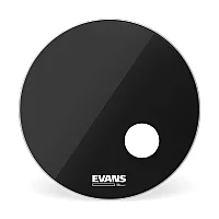Evans EQ3 Resonant Black Bass Drum Head 22