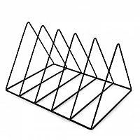AVCOM Record Storage Rack Black Triangle