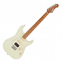 JET Guitars JS400 HSS Roasted Maple Olympic White
