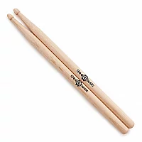 5A Wood Tip Maple Junior Drumsticks by Gear4music