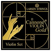 Larsen Il Cannone Gold Violin String Set 44 Size