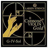 Larsen Il Cannone Gold Violin G String 44 Size