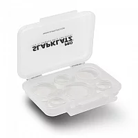 SlapKlatz Pro 12 Piece Drum Dampers Clear