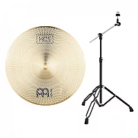 Meinl Practice HCS 18 Crash and Gear4music Boom Arm Stand Black
