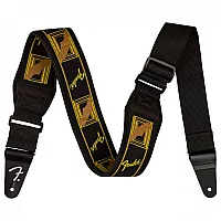 Fender Swell Neoprene Strap BlkYlwBrn Mono 2.5
