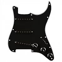Fender PreWired Strat Pickguard Pure Vintage 65 wRWRP Midde Black
