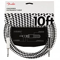 Fender Professional 3M10ft Instrument Cable Checkerboard