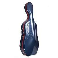 BAM Graffiti Hightech Slim Cello Case Blue and Red