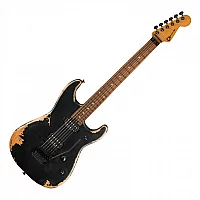 Charvel ProMod Relic San Dimas Style 1 HH FR PF Weathered Black