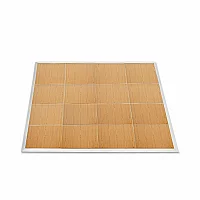 4m x 4m Portable Dance Floor by Gear4music Wood Finish