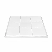 3m x 3m Portable Dance Floor by Gear4music White Finish
