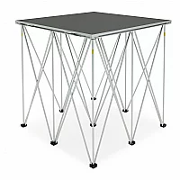 1m x 1m Portable Stage Kit by Gear4music 100cm