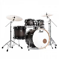 Pearl Decade Maple 22 Am Fusion Drums wHardware Satin Black Burst