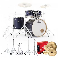 Pearl Decade Maple Pro Drum Kit wSabian XSRs Ultramarine Velvet
