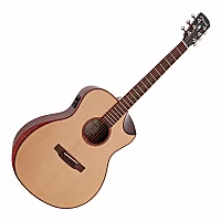 Hartwood Artiste Orchestra Model Electro Acoustic Guitar Natural